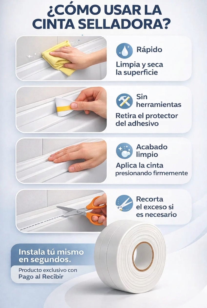 ¿Cómo usar la cinta selladora? Paso a paso